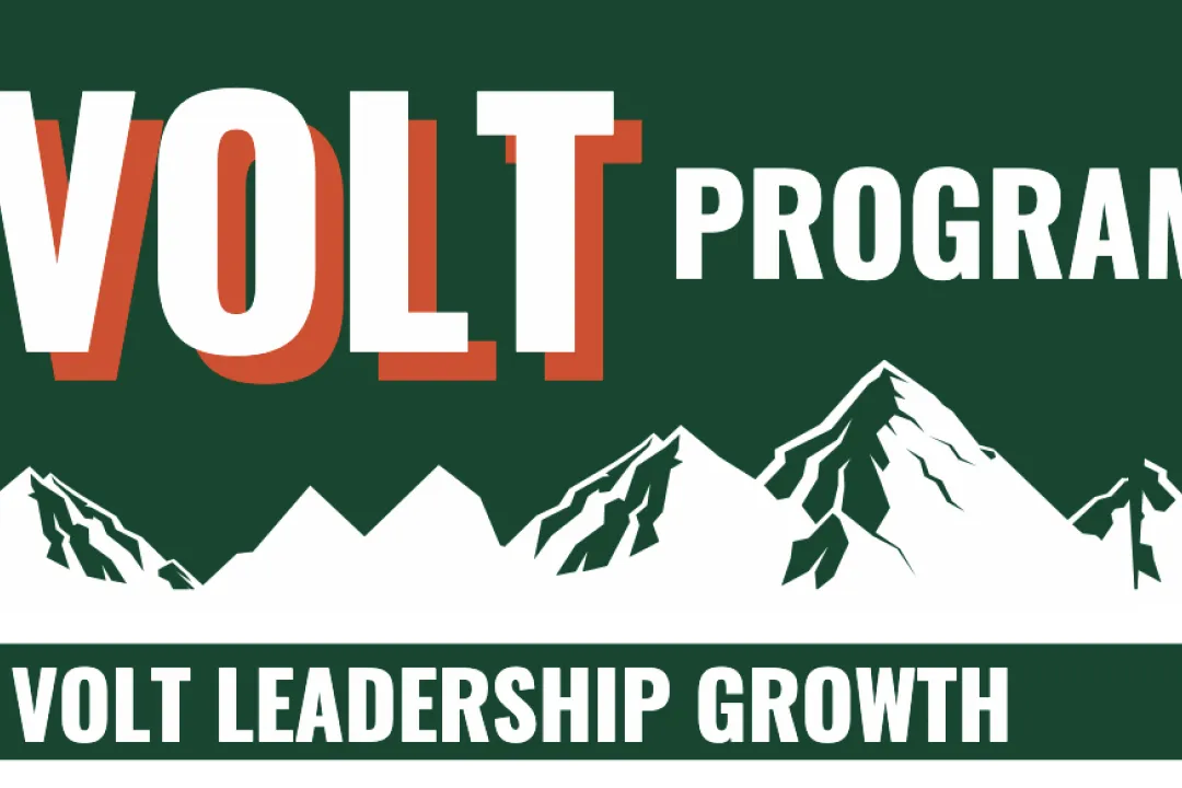 VOLT Program, VOLT Leadership growth with mountains in the background